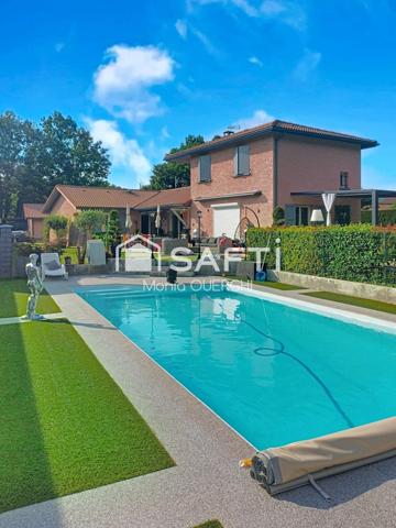 Villa - 173 m² - 5 chambres-  piscine - terrain