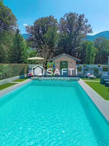 Villa - 173 m² - 5 chambres-  piscine - terrain
