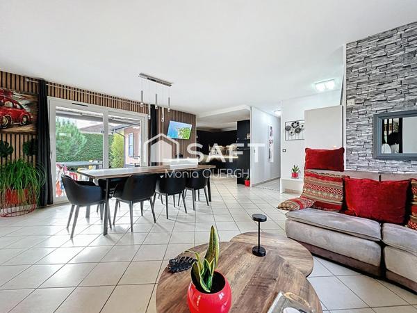 Villa - 173 m² - 5 chambres-  piscine - terrain