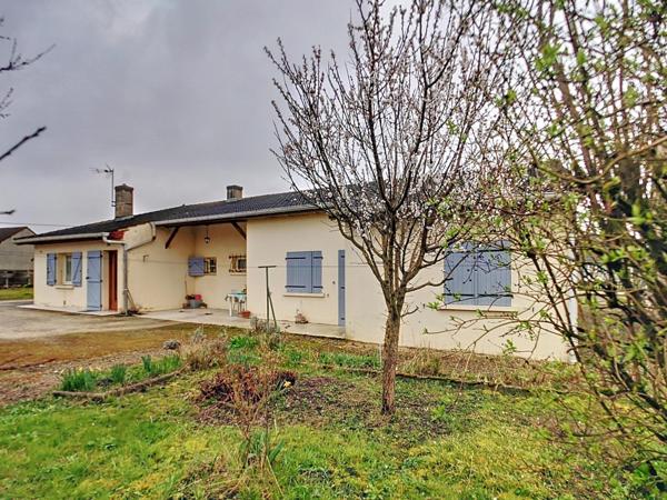 maison plain-pied, 3 chambres, garage et dépendances