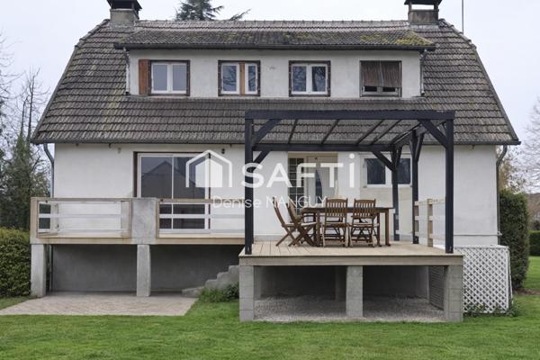 LORRIS MAISON 7 PIECES BALCON 2 TERRASSES CHEMINEE POMPE  A CHALEUR