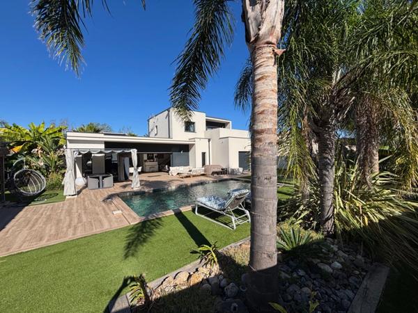 GRAU D'AGDE(34) A VENDRE VILLA CONTEMPORAINE P6, PRESTATIONS HAUT DE GAMME, PROCHE MER, SECTEUR CALME