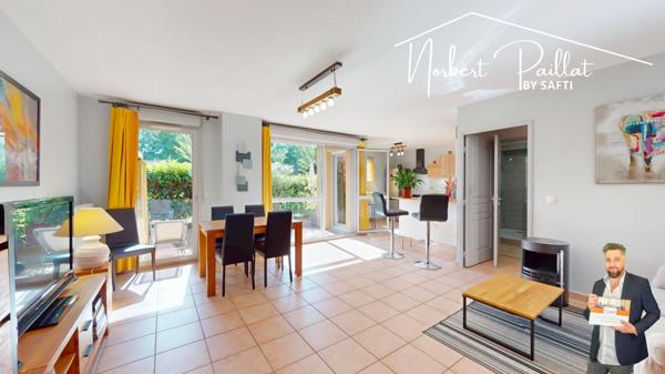 T2 en Rez-de-jardin avec 2 terrasses et garage