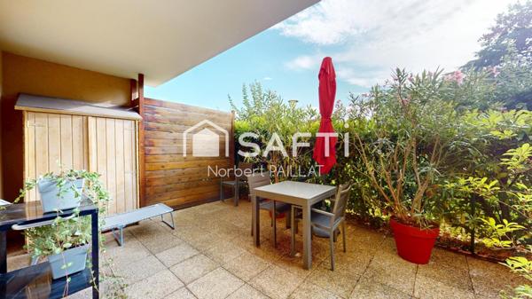 T2 en Rez-de-jardin avec 2 terrasses et garage