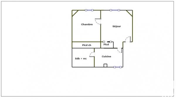 Appartement à vendre 2 pièces 29 m² Pantin
