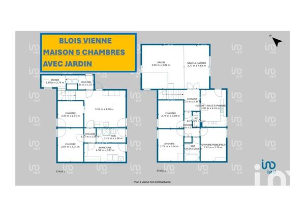 Maison à vendre 7 pièces 150 m² Blois