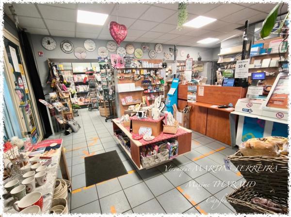 À VENDRE – Fonds de commerce Fleurs / Loto / Presse avec appartement – Emplacement n°1 – Nérondes