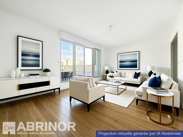 Appartement en duplex- Type 3 avec grande terrasse, balcon, cave et garage. WATTIGNIES