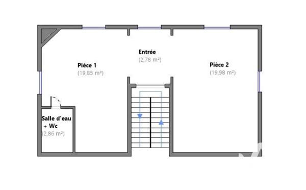 Appartement à vendre 3 pièces 45 m² Marchenoir