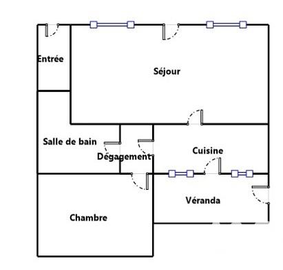 Maison à vendre 2 pièces 45 m² Colombes