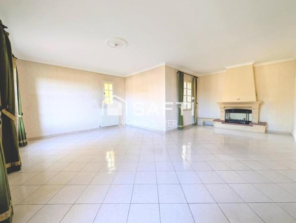 MAISON DE 125 M², 4 CHAMBRES AVEC GARAGE ET JARDIN
