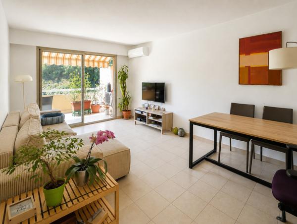 DERNIER ÉTAGE – 3 PIÈCES TRAVERSANT – TERRASSES – PISCINE – GARAGE 299 000 €