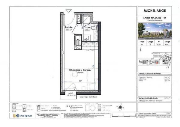 Appartement 1 pièce - 44600 Saint-Nazaire