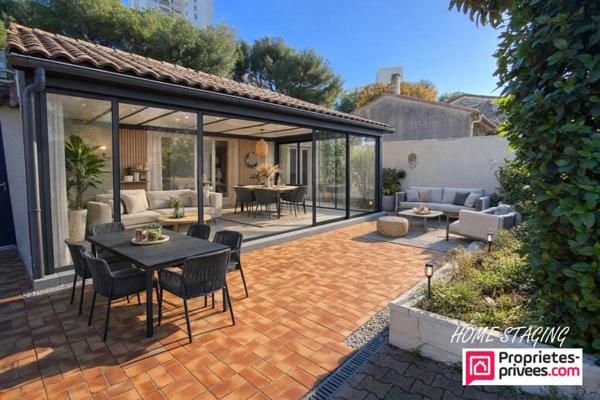 Maison Plein Pied Martigues 4 pièce(s) 79 m2 avec un jardin piscinable de 371m2 sans vis à vis