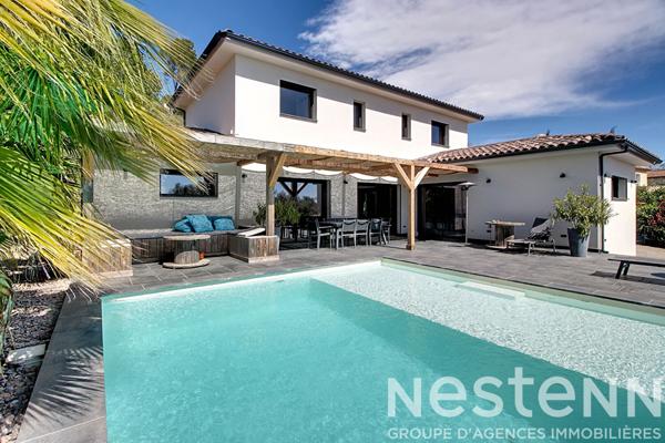 Maison à vendre proche du village de LORGUES - 6 chambres, piscine, grand terrain de 1937m²
