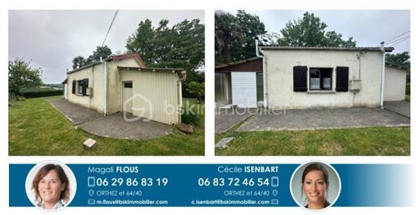 Maison au calme, à la campagne avec possibilité d'agrandissement, un garage sur un terrain plat de 1101 m² - Assainissement qui a moins de 4 ans . Ne tardez pas à venir visiter !!!
