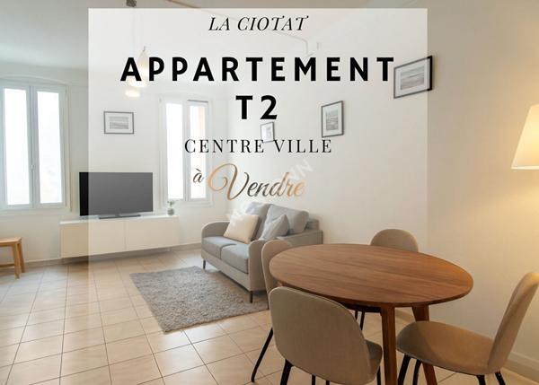 Appartement T2 de 38 m²- La Ciotat - coeur historique