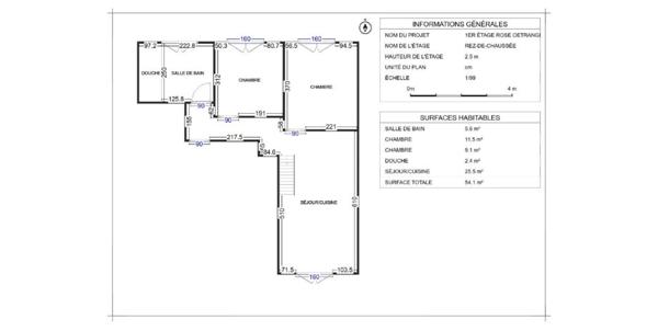 Appartement duplex 4 pièces proche frontière !