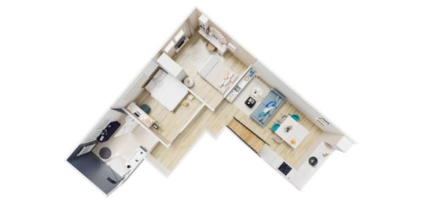 Appartement duplex 4 pièces proche frontière !