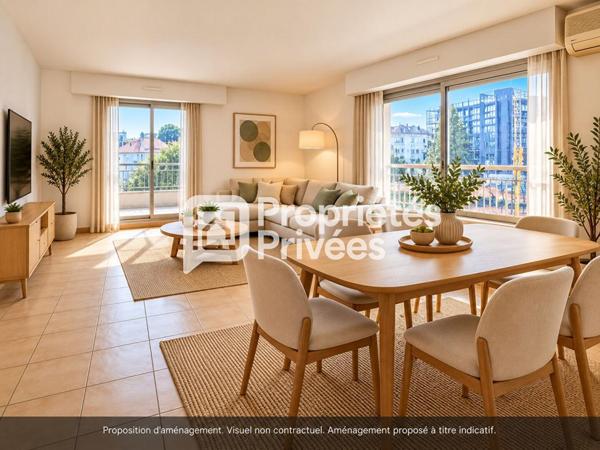 Nanterre - Spacieux 3 pièces de 84 m² - Dernier étage - Terrasse de 22 m² -  Box