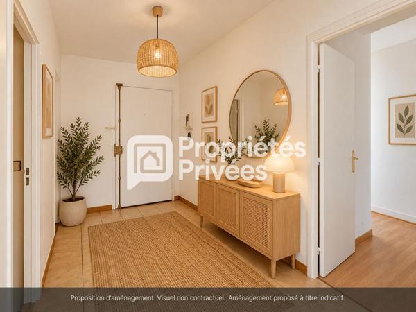 Nanterre - Spacieux 3 pièces de 84 m² - Dernier étage - Terrasse de 22 m² -  Box