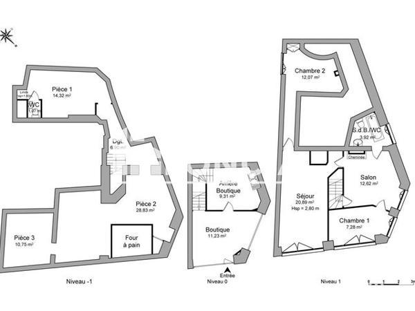 Location Local commercial 2 pièces 139 m² - 13 BIS PLACE P. SEMARD Beziers 34500