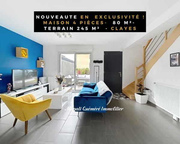 Clayes (35590) NOUVEAUTE ! Maison 4 pièces 80 m² en parfait état - Clayes 35590