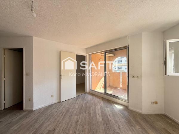 LE BARCARES, T2 DANS RESIDENCE SECURISEE, PROCHE PLAGE, STATIONNEMENTS