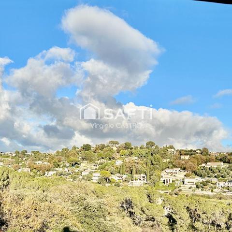 BIOT - ELEGANT APPARTEMENT 2 /3 PIECES avec VUE PANORAMIQUE - A DEUX PAS DU VILLAGE