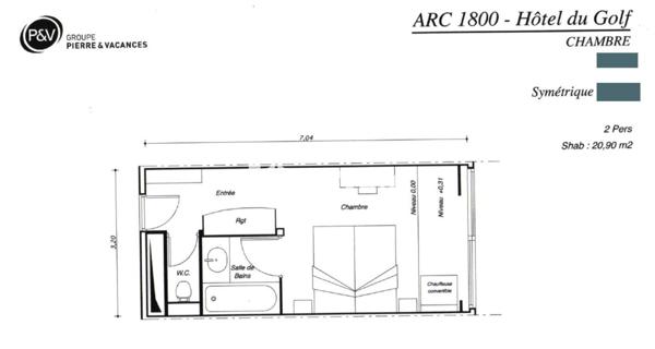 À vendre Studio 20.9 m² - Bourg-saint-maurice 73700