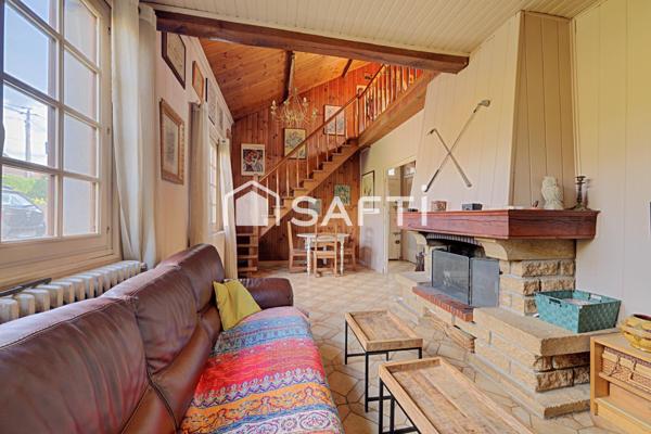 Maison avec jardin exposé sud – beau potentiel