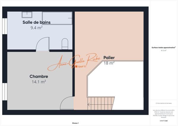 Maison T3 avec mezzanine, jardin, local vélo et parking