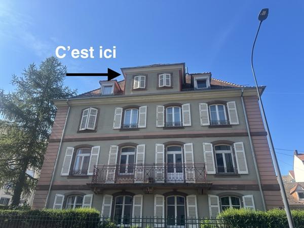 DUPLEX DE CHARME 118 m2 - 6P - RUE DU NOUVEAU BASSIN -MULHOUSE