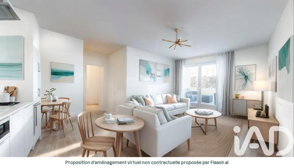 Appartement à vendre 4 pièces 66 m² Trappes