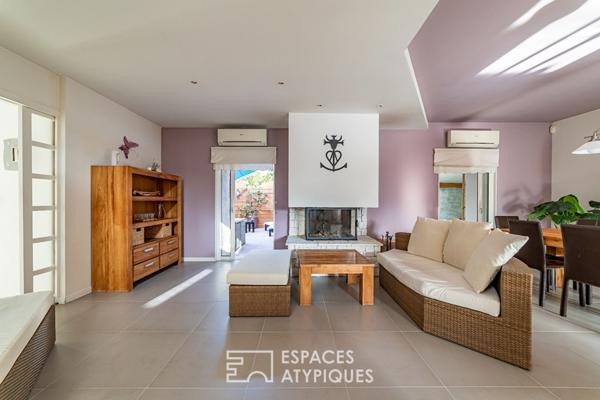 Maison de village avec piscine intérieure au cœur de Pérols