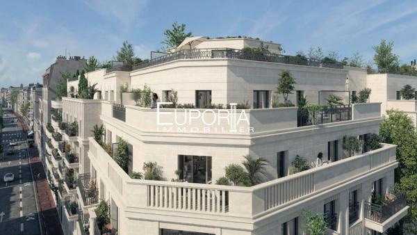 Appartement T3 de 67,14m² avec extérieur de 9,16m2 centre Levallois Perret