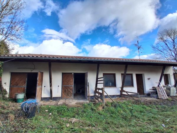 Maison individuelle F6 avec grand jardin pleine nature