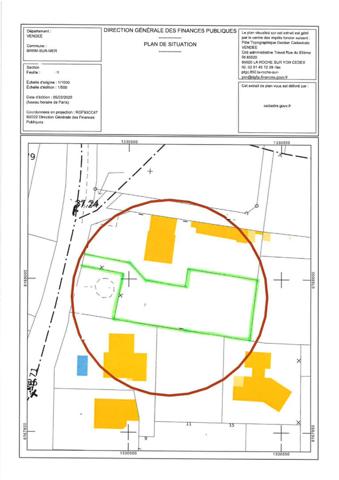 Terrain Brem Sur Mer 835 m2
