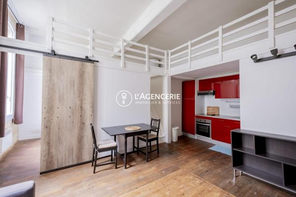 Chartrons – Charmant T2 avec mezzanine, au calme, dans un bel immeuble en pierre