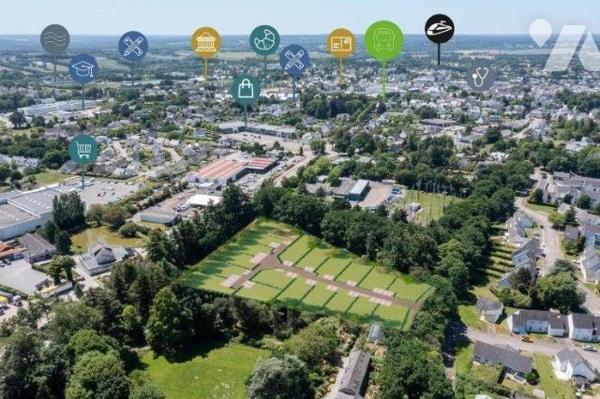 A proximité du centre bourg, les superficies des terrains ont été soigneusement étudiées pour v...