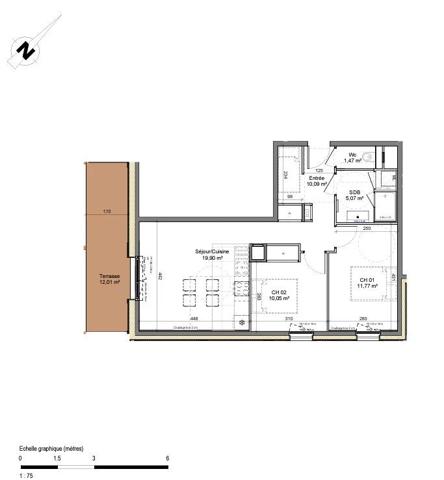 Morzine, Appartement 2 Chambres -  58 m² à vendre