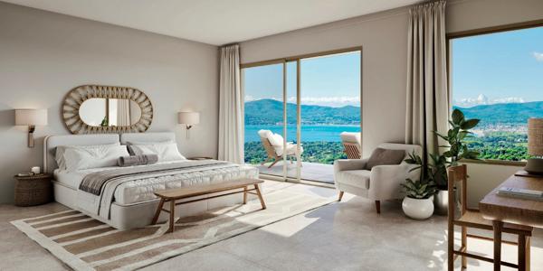 Villa en baie de Saint Tropez, 6 pièces. 400 m2, Piscine et jardin privatif