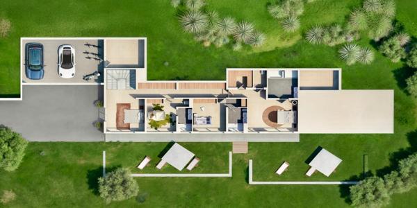 Villa en baie de Saint Tropez, 6 pièces. 400 m2, Piscine et jardin privatif