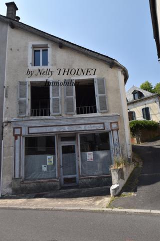 Dépt.15, MAISON DE VILLE, 3 pièces, terrasse et cave.