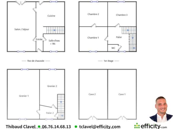 Maison 4 pièces - 97 m²