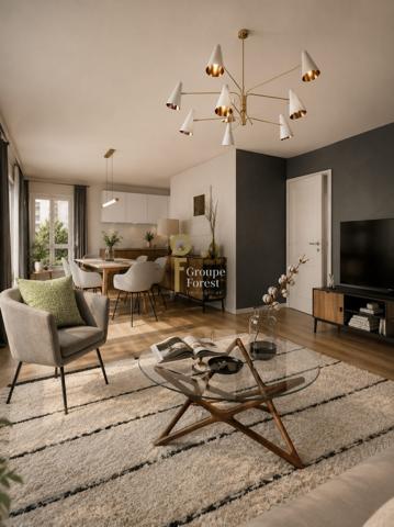 Les 2 derniers T4 avec terrasses de 38 m² disponibles à Marquette-lez-Lille