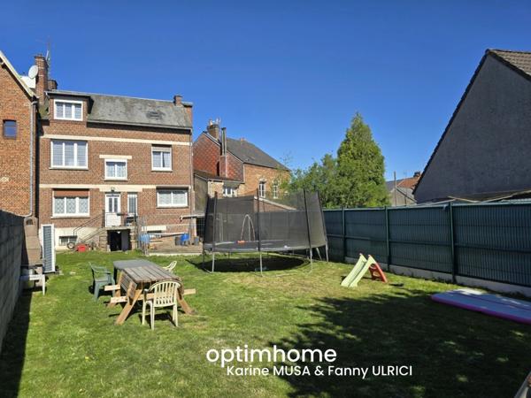 HIRSON (02) - 🏡 Vente maison avec 6 chambres 🛏️🛏️🛏️🛏️🛏️🛏️, garage 🚗 et jardin ☘️