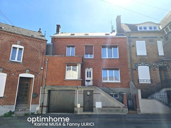 HIRSON (02) - 🏡 Vente maison avec 6 chambres 🛏️🛏️🛏️🛏️🛏️🛏️, garage 🚗 et jardin ☘️