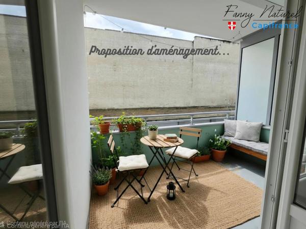 A deux pas de l'Hypercentre : Appartement T2 rénové, traversant avec Balcon, Cave et DPE C !