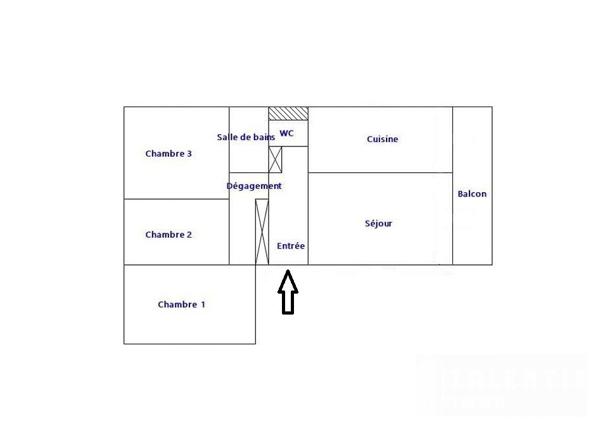 SAINT-HERBLAIN, BERNADIERE | APPARTEMENT 5P (80m² | 3ch)